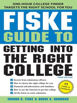Fiske Guide to Getting Into the Right College - ebook
